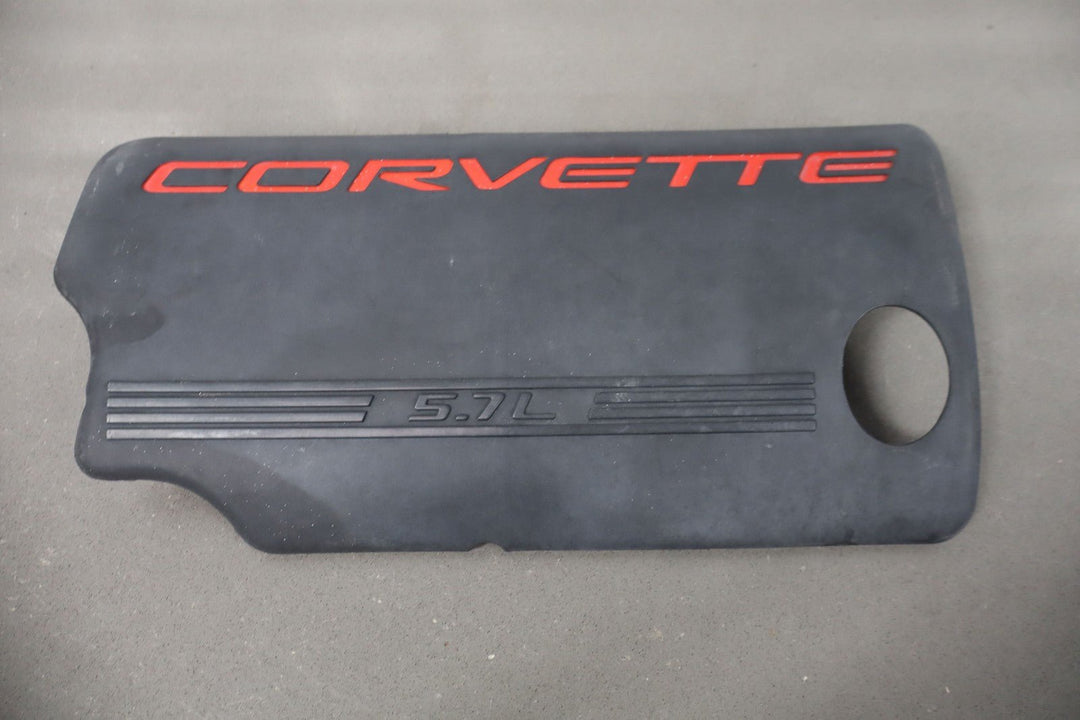 1999 - 2000 C5 Corvette 5.7L V8 LS1 Engine Fuel Rail Covers Pair Black