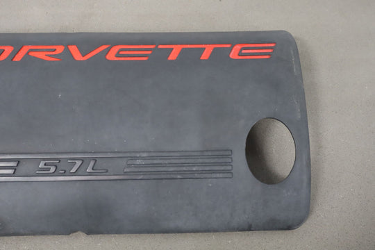 1999 - 2000 C5 Corvette 5.7L V8 LS1 Engine Fuel Rail Covers Pair Black