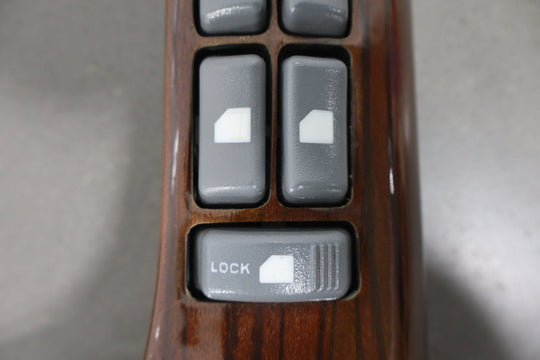 1999 - 2000 Cadillac Escalade GMT400 Woodgrain Front Window Switches Left/Right
