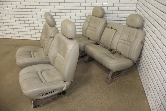 1999 - 2000 Cadillac Escalade Heated Leather Seats Set Shale 52 GMT400
