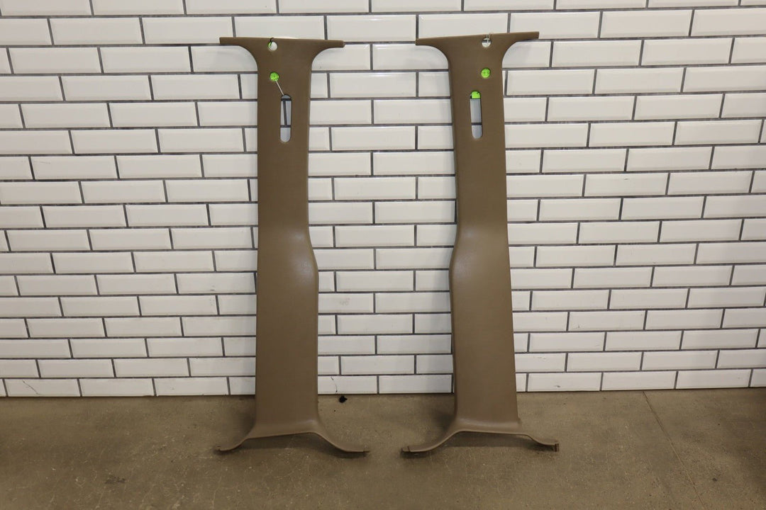 1999 - 2000 Cadillac Escalade Pair - Interior B Pillar Trim OEM Shale