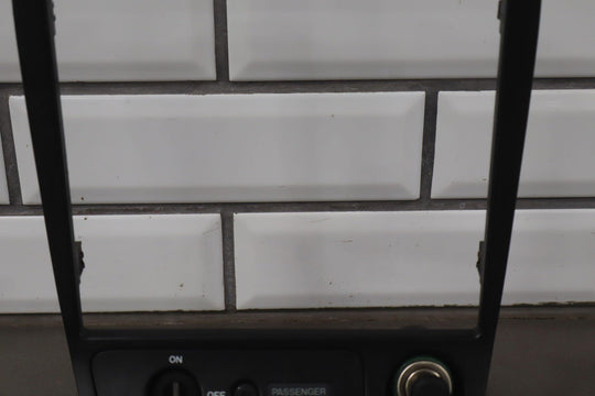 1999 - 2000 Mazda Miata NB Interior Radio Trim Bezel (Black) OEM