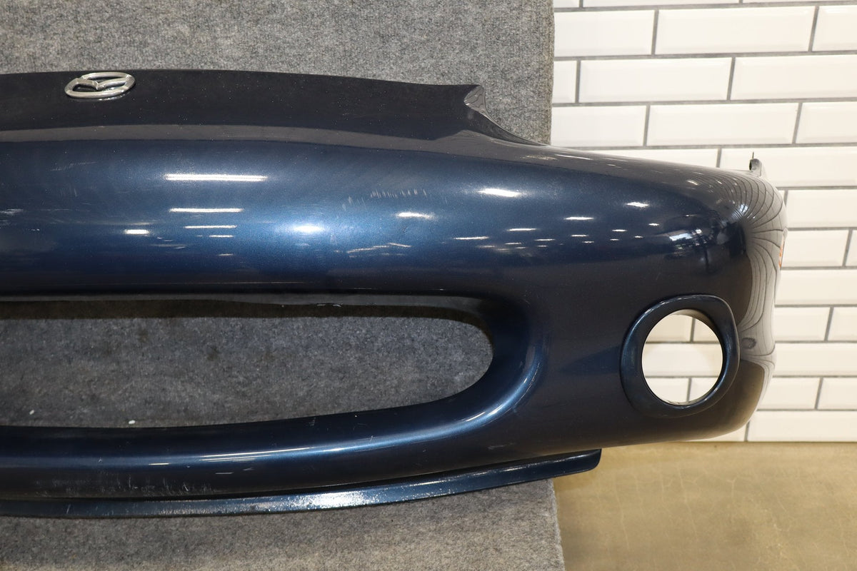 1999-2000 Mazda MX-5 Miata Front Bumper Twilight Blue MIca 12K