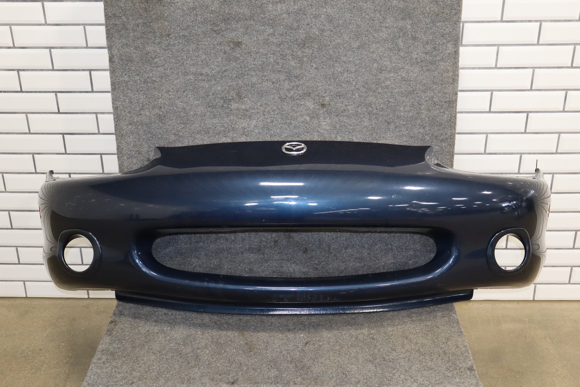 1999-2000 Mazda MX-5 Miata Front Bumper Twilight Blue MIca 12K