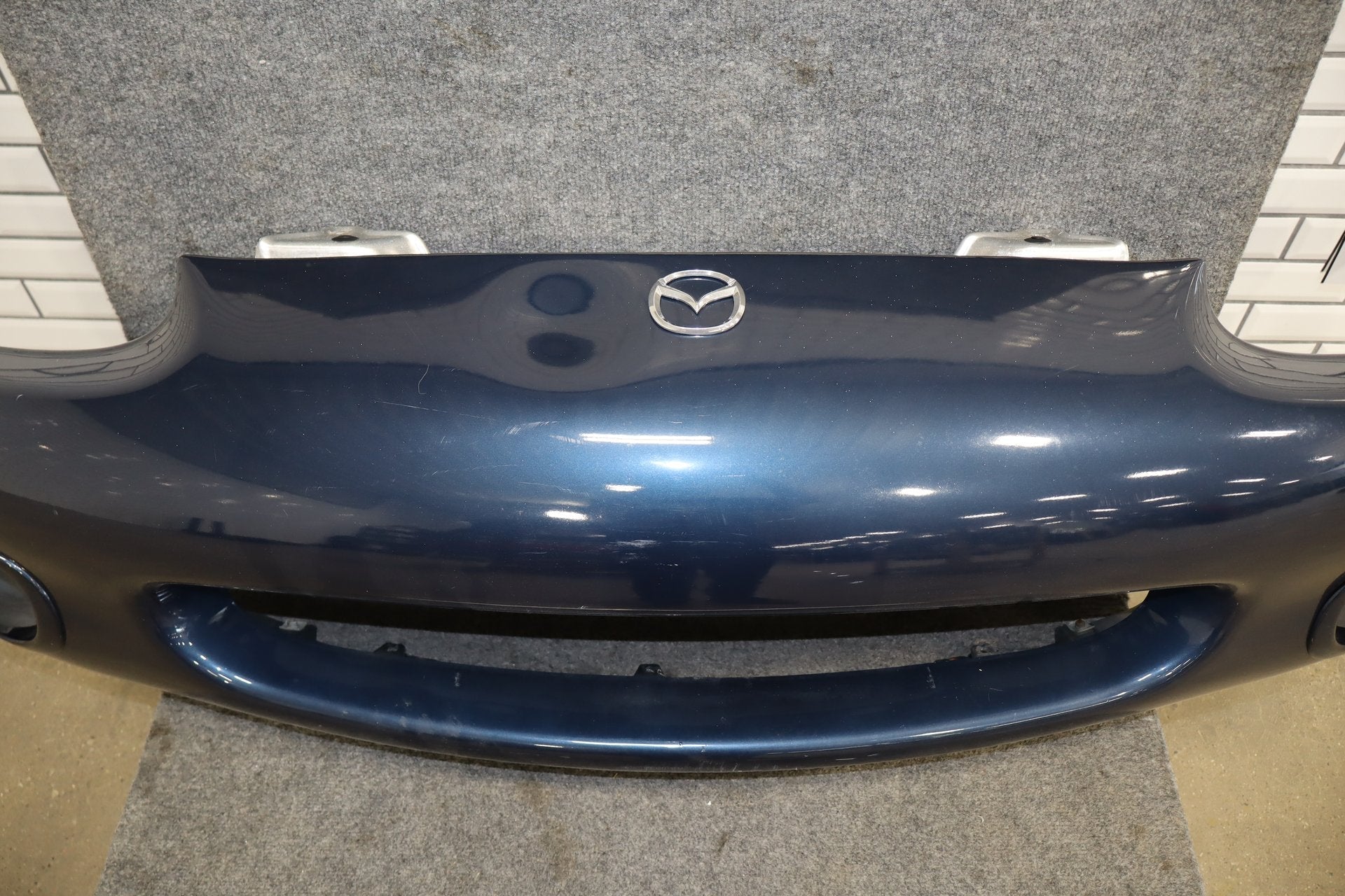 1999-2000 Mazda MX-5 Miata Front Bumper Twilight Blue MIca 12K