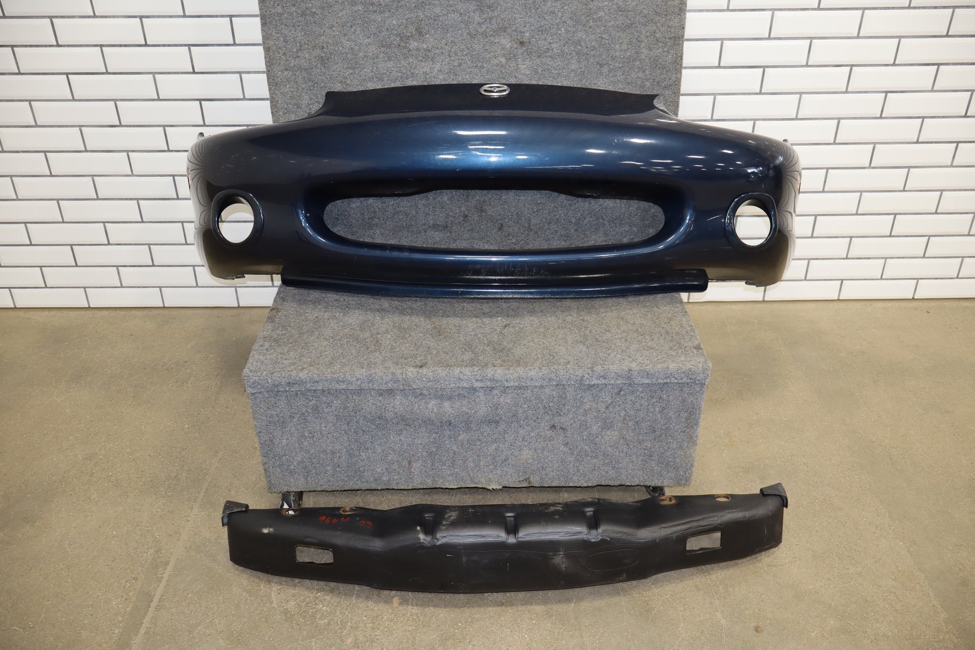 1999-2000 Mazda MX-5 Miata Front Bumper Twilight Blue MIca 12K