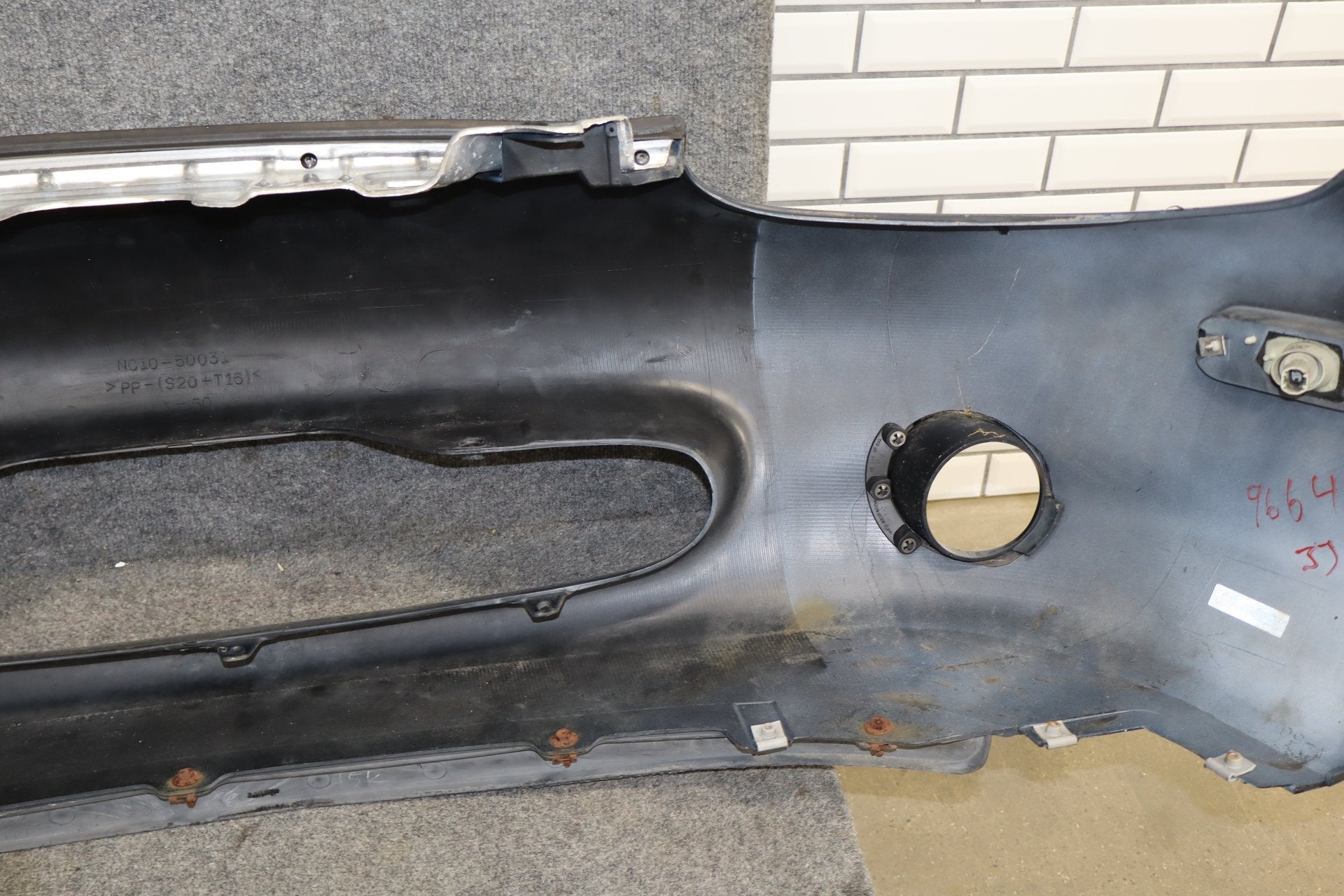 1999-2000 Mazda MX-5 Miata Front Bumper Twilight Blue MIca 12K