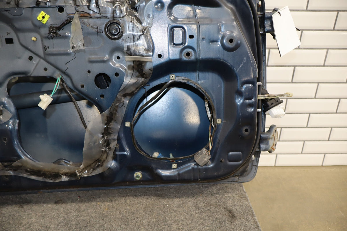 1999-2000 Mazda MX-5 Miata Left Front Door Twilight Blue MIca 12K