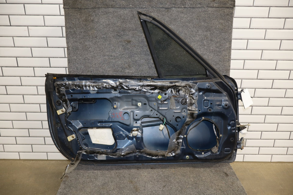 1999-2000 Mazda MX-5 Miata Left Front Door Twilight Blue MIca 12K