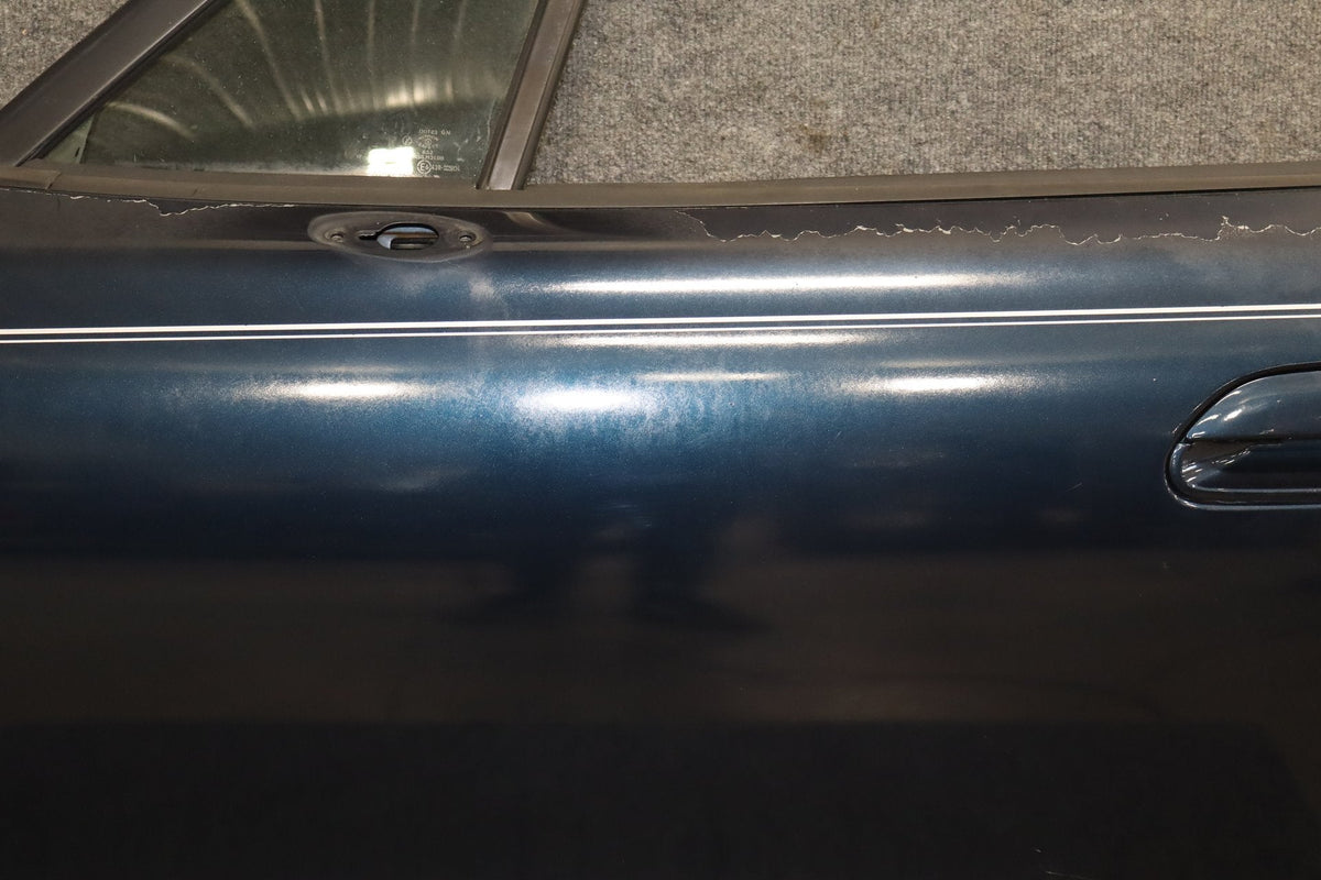 1999-2000 Mazda MX-5 Miata Left Front Door Twilight Blue MIca 12K