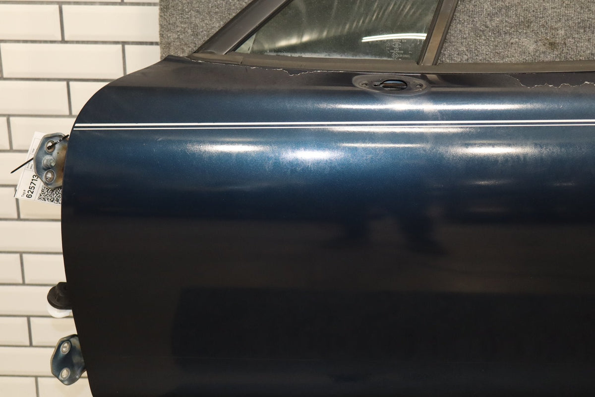 1999-2000 Mazda MX-5 Miata Left Front Door Twilight Blue MIca 12K