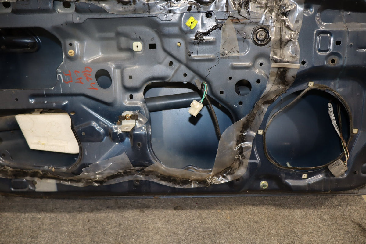 1999-2000 Mazda MX-5 Miata Left Front Door Twilight Blue MIca 12K