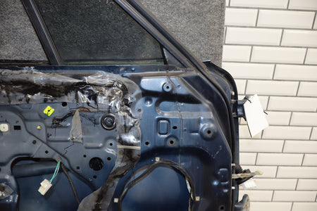 1999-2000 Mazda MX-5 Miata Left Front Door Twilight Blue MIca 12K