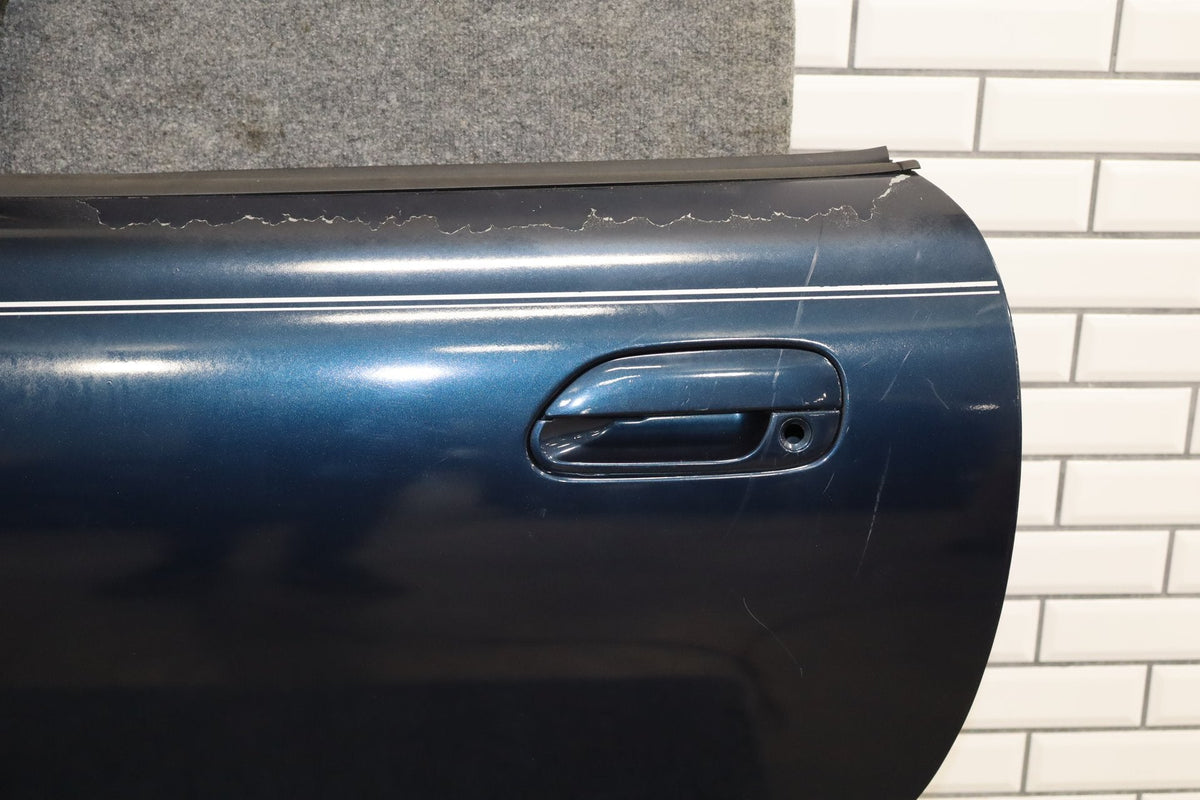 1999-2000 Mazda MX-5 Miata Left Front Door Twilight Blue MIca 12K