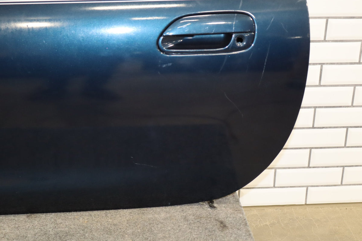 1999-2000 Mazda MX-5 Miata Left Front Door Twilight Blue MIca 12K