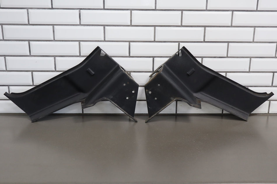 1999-2000 Mazda MX-5 Miata NB1- Pair- Interior B Pillar Trim Black