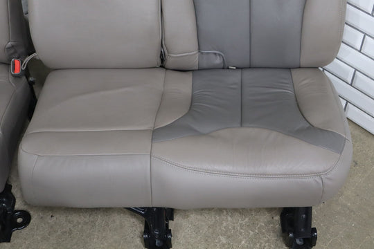 1999 - 2002 Chevy GMC Silverado Sierra Crew Cab Leather Seat Set Front/Rear