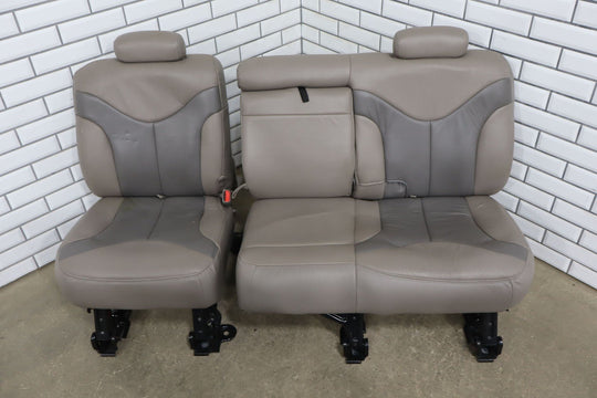 1999 - 2002 Chevy GMC Silverado Sierra Crew Cab Leather Seat Set Front/Rear