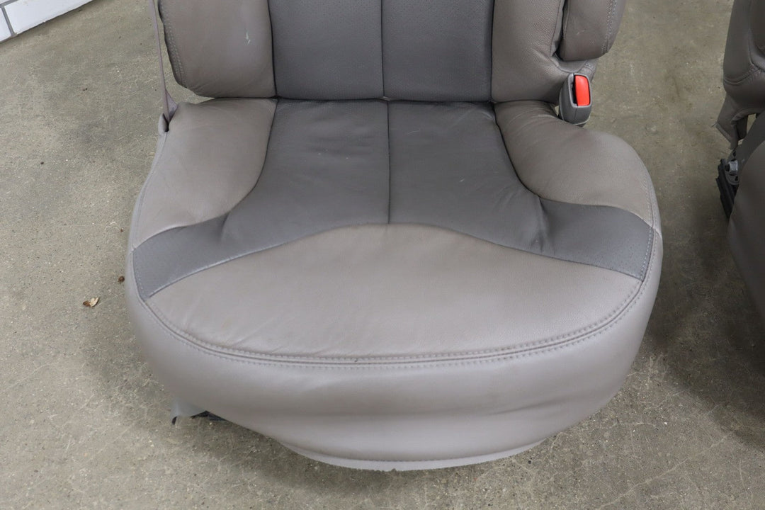 1999 - 2002 Chevy GMC Silverado Sierra Crew Cab Leather Seat Set Front/Rear