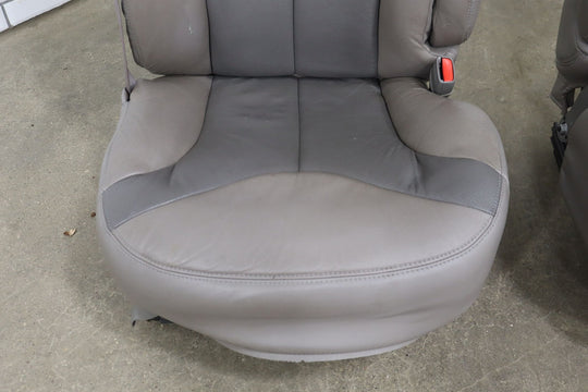 1999 - 2002 Chevy GMC Silverado Sierra Crew Cab Leather Seat Set Front/Rear