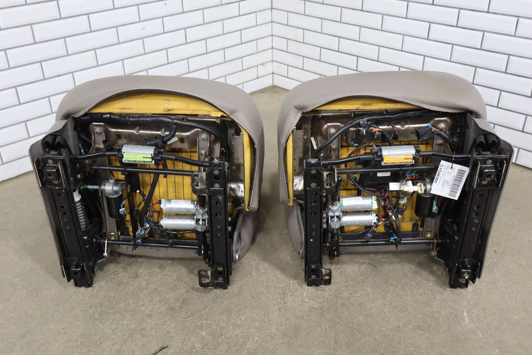 1999 - 2002 Chevy GMC Silverado Sierra Crew Cab Leather Seat Set Front/Rear