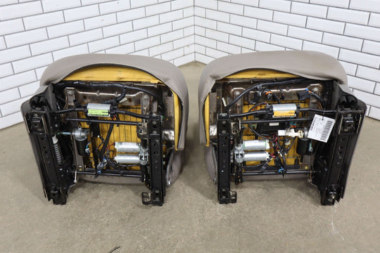 1999 - 2002 Chevy GMC Silverado Sierra Crew Cab Leather Seat Set Front/Rear