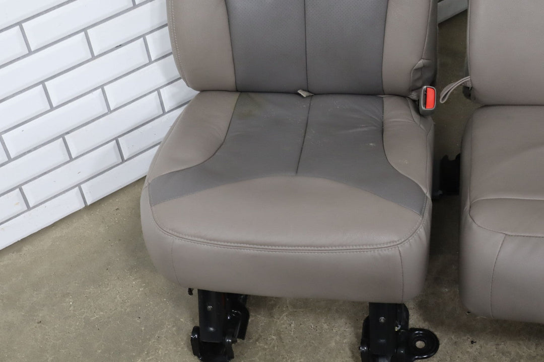 1999 - 2002 Chevy GMC Silverado Sierra Crew Cab Leather Seat Set Front/Rear