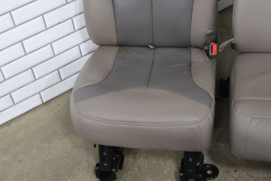 1999 - 2002 Chevy GMC Silverado Sierra Crew Cab Leather Seat Set Front/Rear