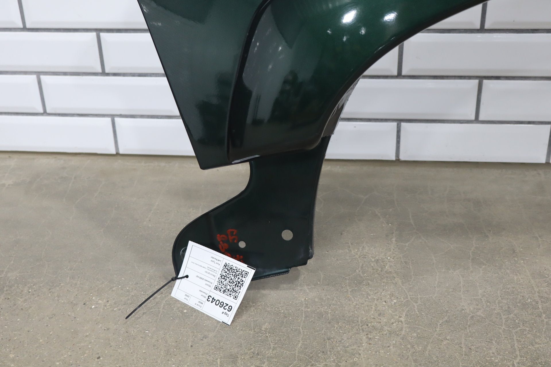 1999-2002 Chevy Silverado 99-06 Tahoe Suburban Left LH Fender Forest Green 47