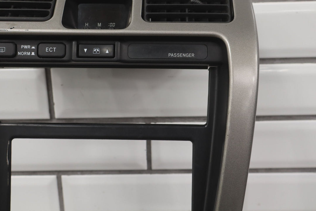 1999 - 2002 Toyota 4Runner Base Model Radio Bezel Trim