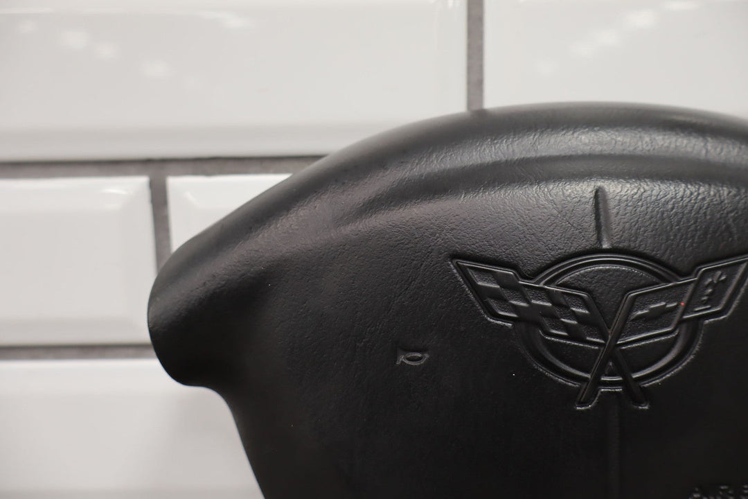 1999 - 2004 C5 Corvette Driver Steering Wheel Airbag W/Black Trim OEM