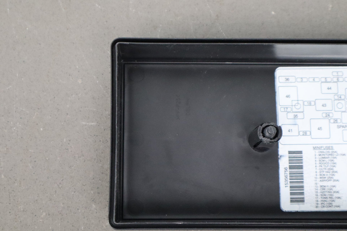 1999-2004 Chevrolet Corvette C5 Interior Fuse Box 12193792