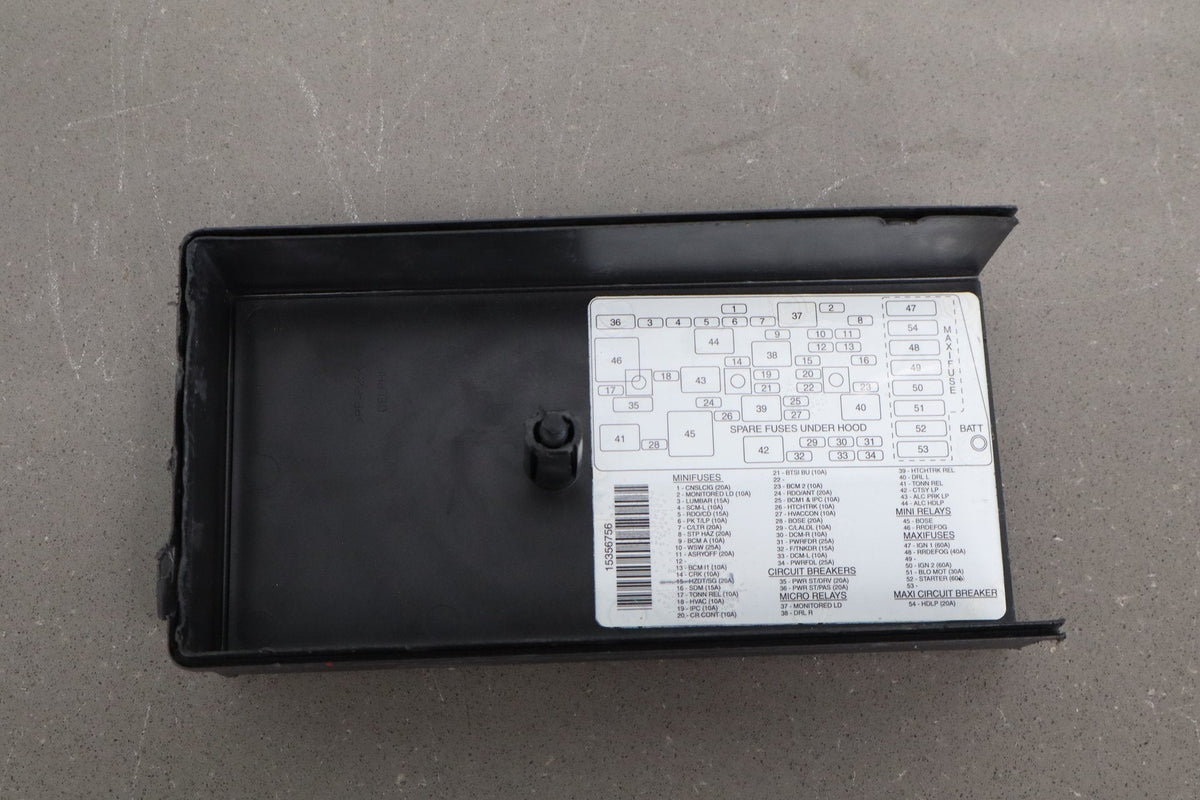 1999-2004 Chevrolet Corvette C5 Interior Fuse Box 12193792