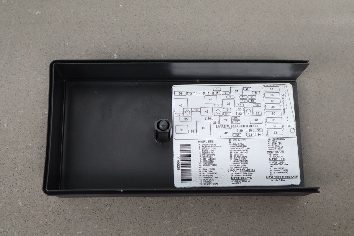 1999-2004 Chevrolet Corvette C5 Interior Fuse Box 12193792