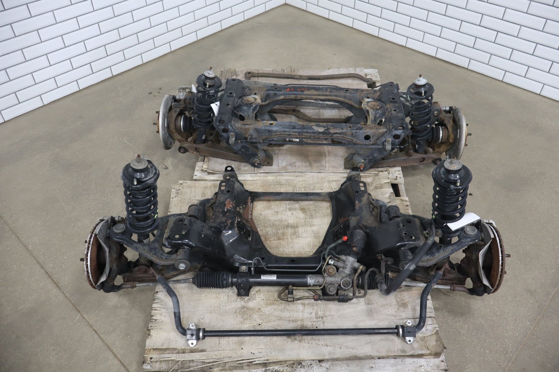 1999-2005 Mazda Miata NB OEM Front & Rear Suspension Undercarriage Crossmembers