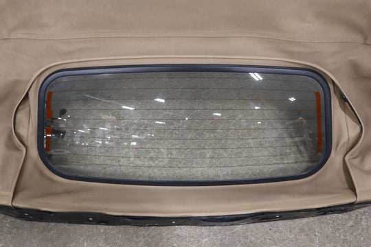 1999 - 2005 Mazda Miata NB Tan Soft Top Convertible Roof W/Heated Back Glass