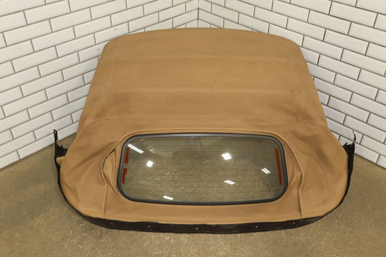1999 - 2005 Mazda Miata NB Tan Soft Top Convertible Roof W/Heated Back Glass