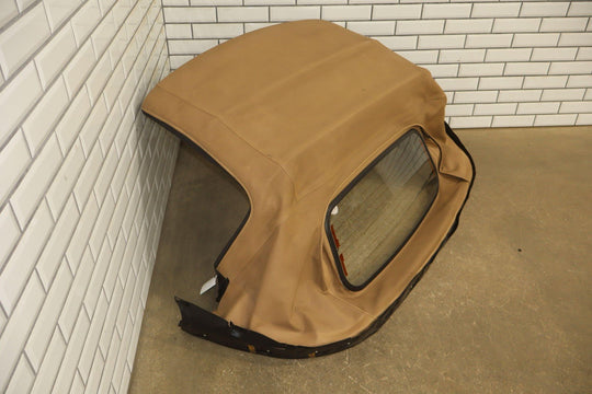 1999 - 2005 Mazda Miata NB Tan Soft Top Convertible Roof W/Heated Back Glass