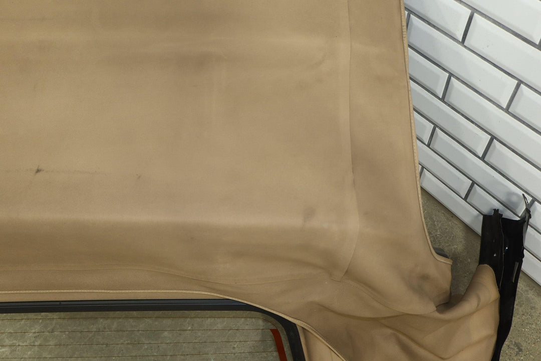 1999 - 2005 Mazda Miata NB Tan Soft Top Convertible Roof W/Heated Back Glass