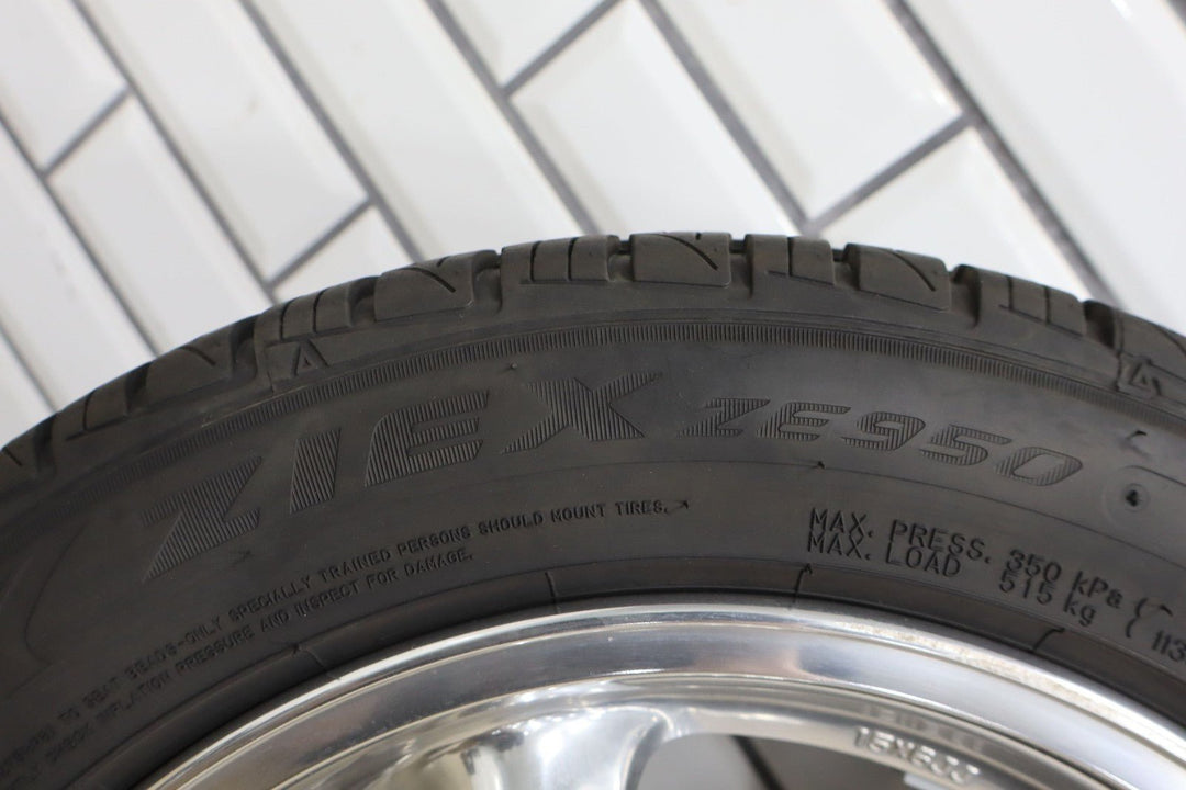 1999 - 2005 Mazda Miata Set of 4 15x6 Chrome Wheels & Tires