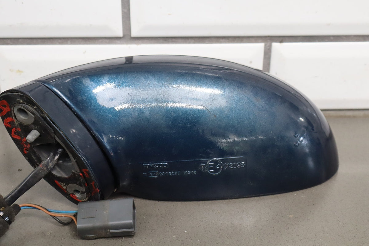 1999-2005 Mazda MX-5 Miata Left Door Mirror Twilight Blue MIca