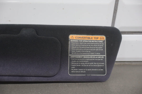 1999 - 2005 Mazda MX - 5 Miata NB - Sun Visor Pair - Black