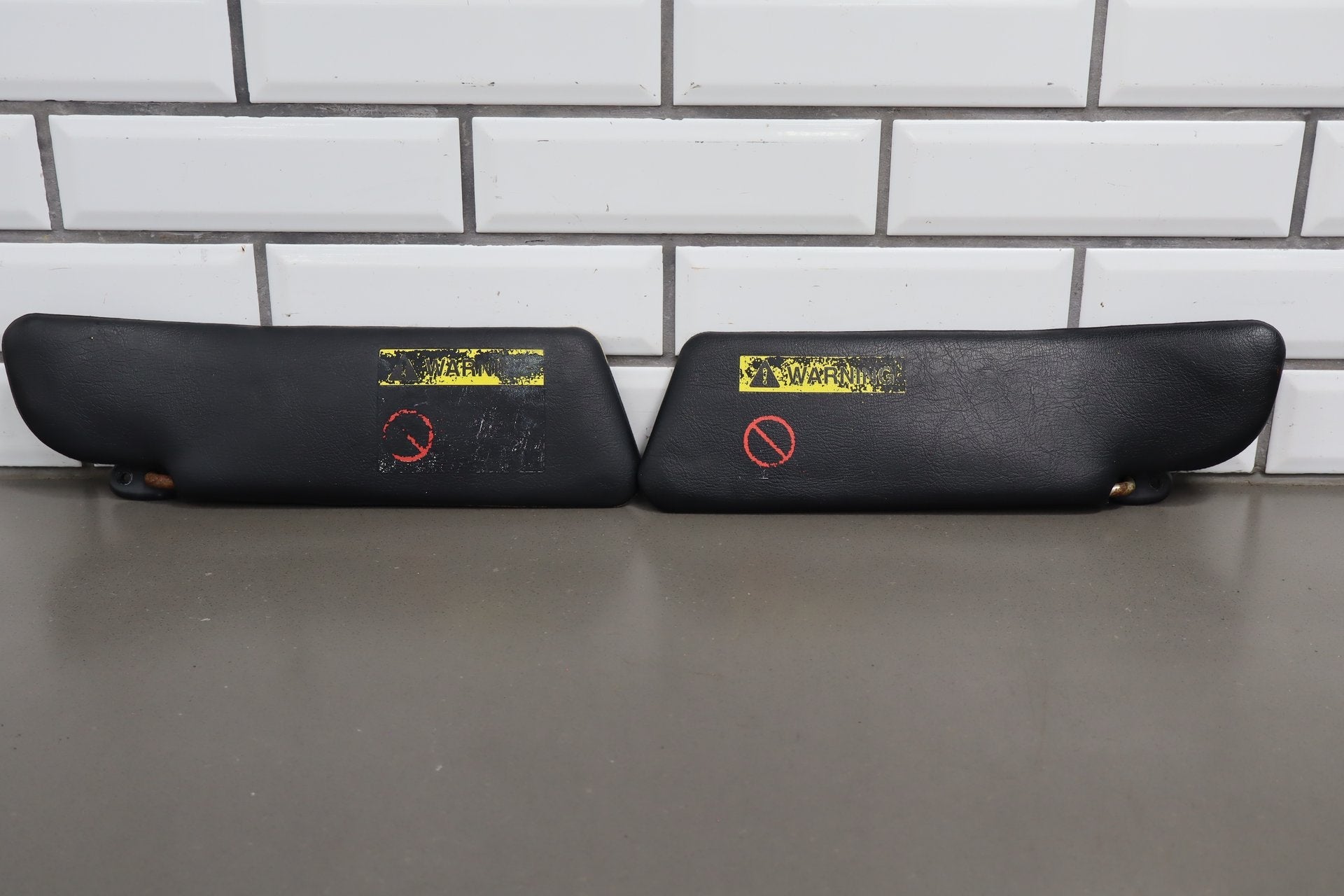 1999-2005 Mazda MX-5 Miata NB- Sun Visor Pair- Black