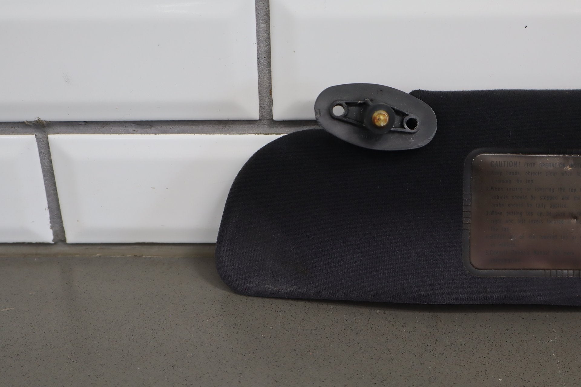 1999-2005 Mazda MX-5 Miata NB- Sun Visor Pair- Black