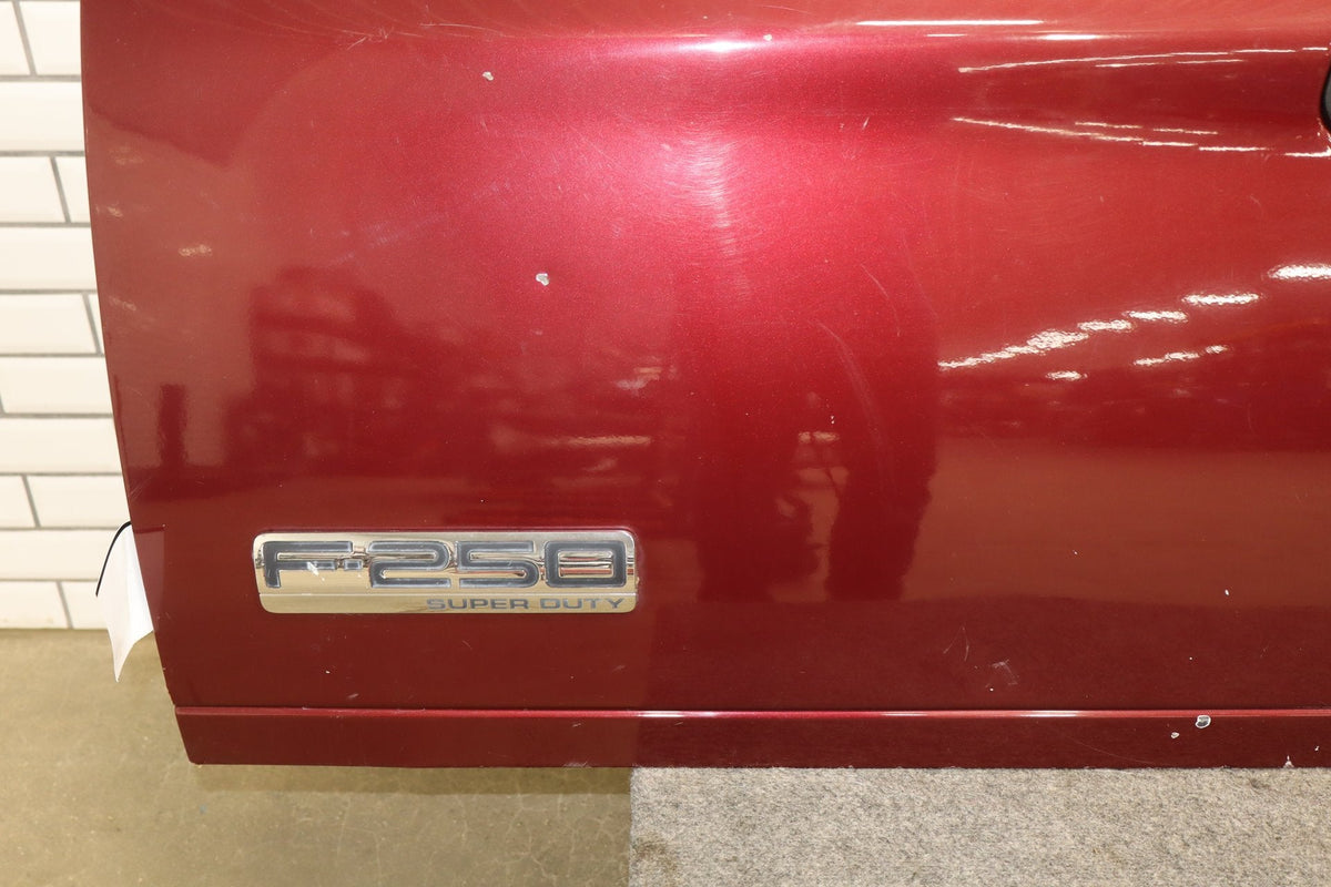 1999-2007 Ford F-250 F-350 99-03 Ford F-150 Tailgate Assembly OEM Dark Toreador Red JM