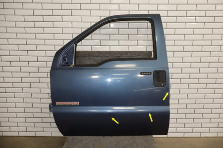 1999-2007 Ford F-250 Super Duty Crew Cab Left Front Door Wedgewood Blue Rust Free