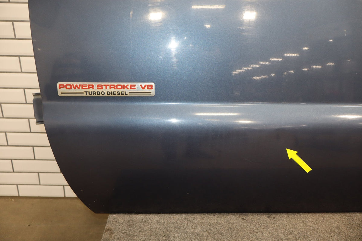 1999-2007 Ford F-250 Super Duty Crew Cab Left Front Door Wedgewood Blue Rust Free