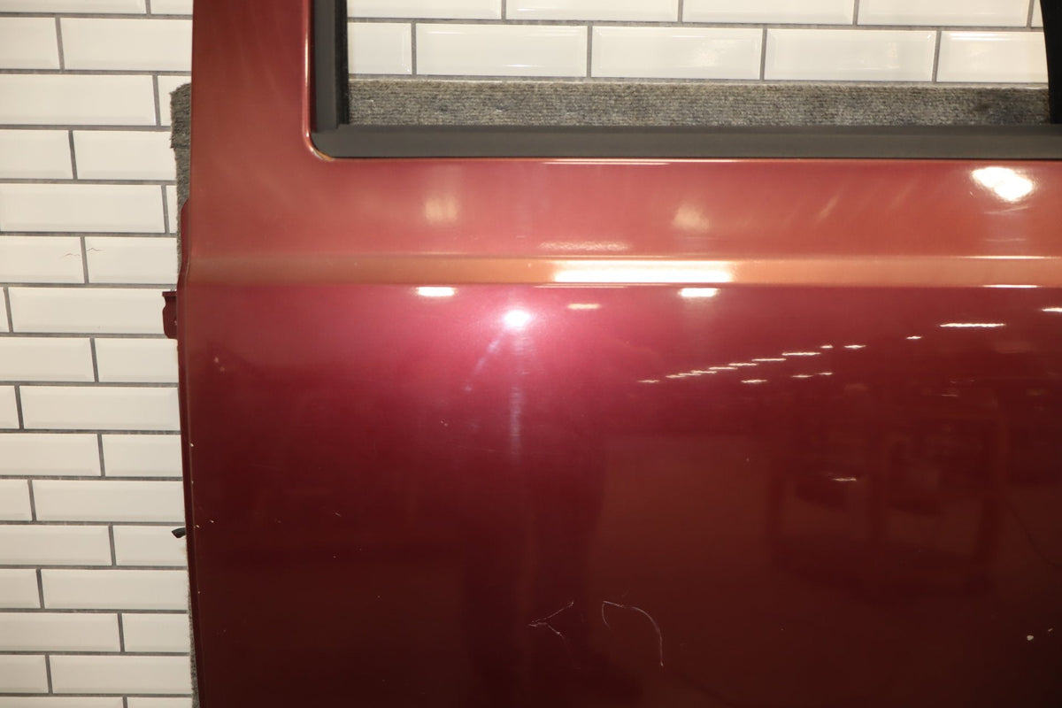 1999-2007 Ford F-250 Super Duty Left Rear Door Dark Toreador Red Rust Free