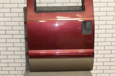 1999-2007 Ford F-250 Super Duty Left Rear Door Dark Toreador Red Rust Free