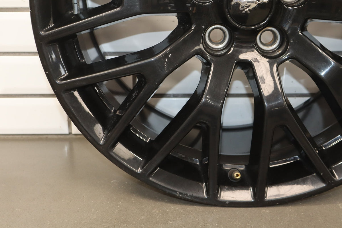 19x9.5 Alloy Wheel | Black | 10 Y Spoke | 5x114.3 | Fits 2015-2023 Ford Mustang